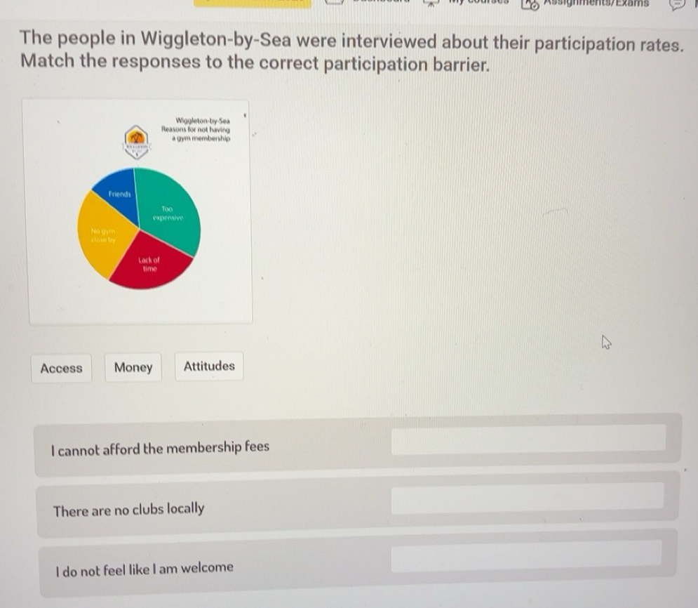 Solved: Assignments/Exams The people in Wiggleton-by-Sea were ...