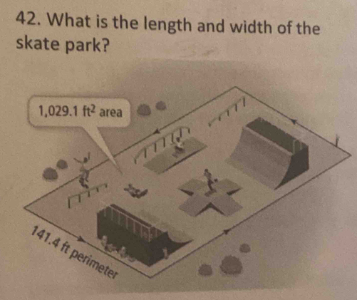 What is the length and width of the
skate park?