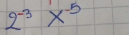 2^(-3)x^(-5)