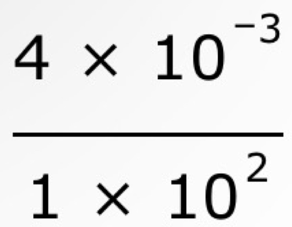  (4* 10^(-3))/1* 10^2 