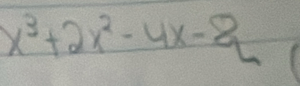 x^3+2x^2-4x-8