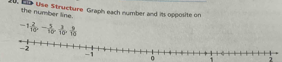 -1 2/10 , - 5/10 ,  3/10 ,  9/10 
0
1
2