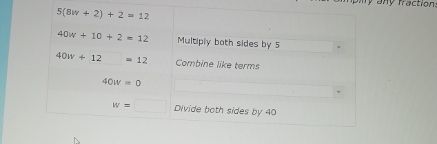 ry any fraction.