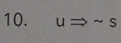 uRightarrow sim s