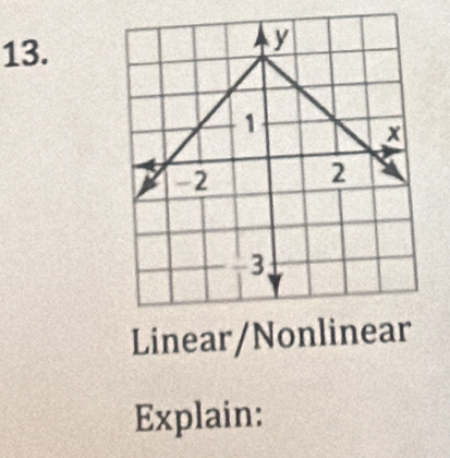 Linear/Nonl 
Explain: