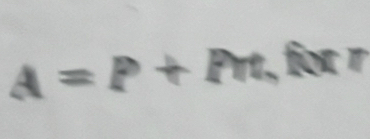 A=P+Pnt , fot r