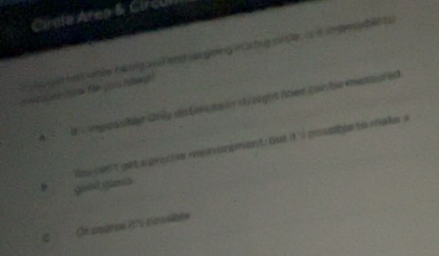 Solved: Circla Arep & Circul i c heget has why raking and and so gioing ...