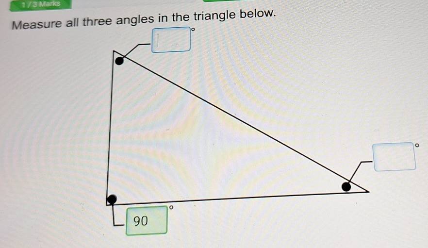 1 / 3 Marks