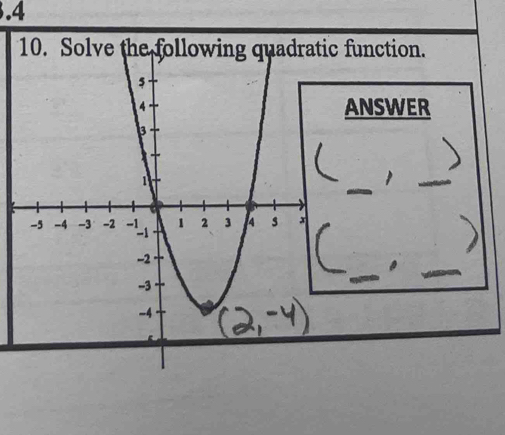 .4 
function. 
ANSWER