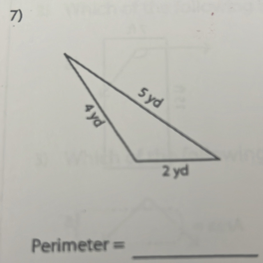 Perimeter =