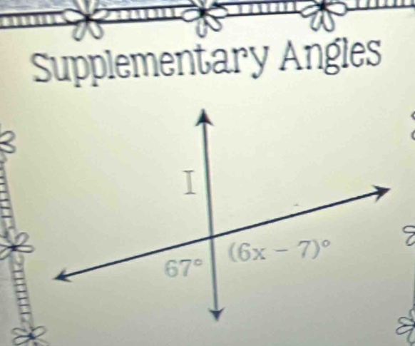 Supplementary Angles