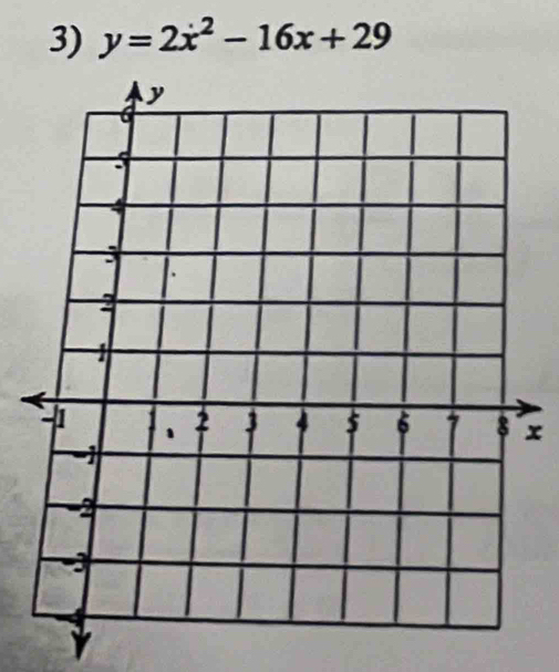 y=2x^2-16x+29
x