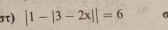 π) |1-|3-2x||=6 σ