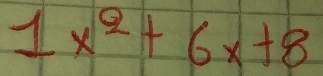 1x^2+6x+8