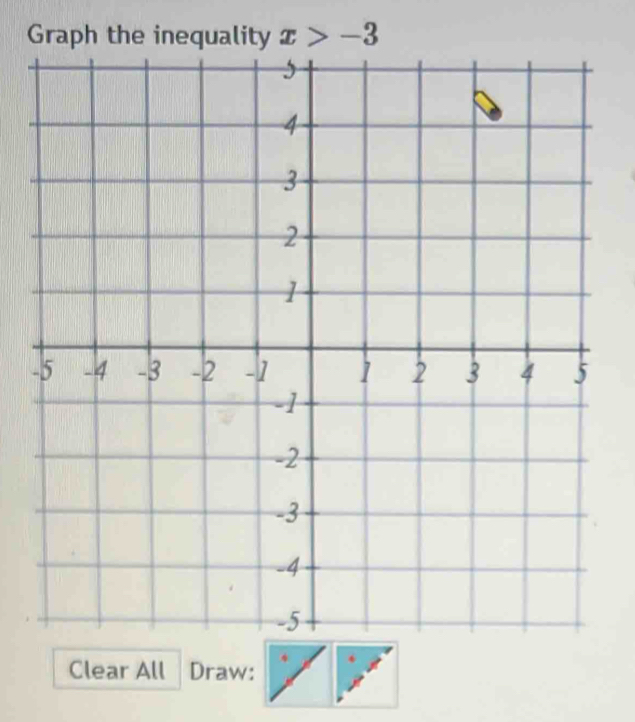 Gra x>-3
- 
Clear All Draw: