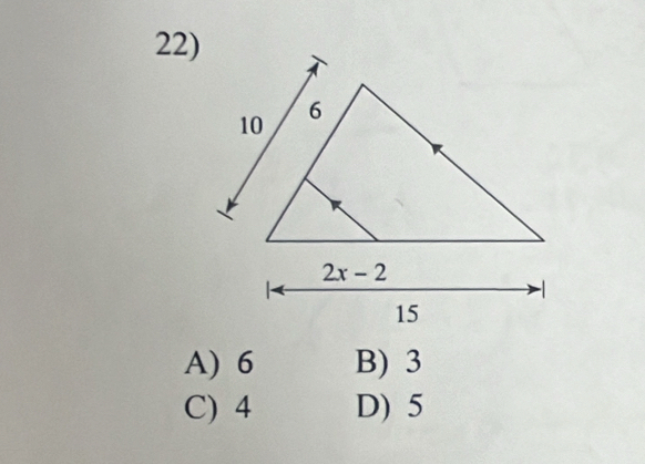 A) 6 B) 3
C) 4 D) 5