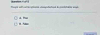 Queetson 4 of 8
Pasge wth schsiopheonss ahamys beliove in prodictable wryis
A.from. Falen