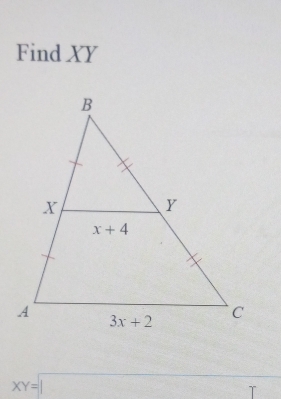 Find XY
(-1
XY=□ □ 