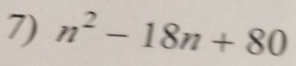 n^2-18n+80