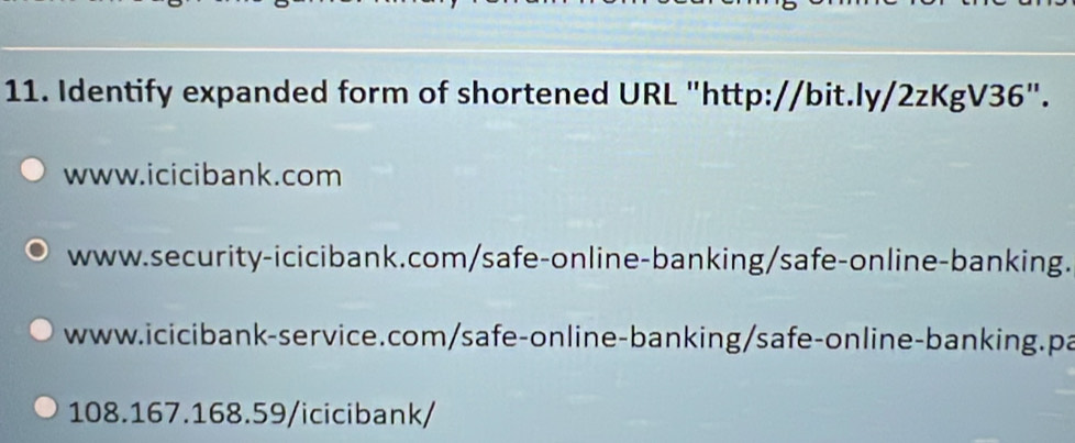 Solved: Identify expanded form of shortened URL 