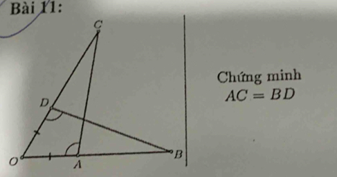 Chứng minh
AC=BD