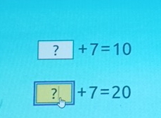 ^circ  ? +7=10
? +7=20