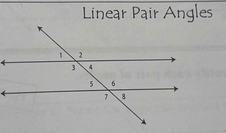 Linear Pair Angles