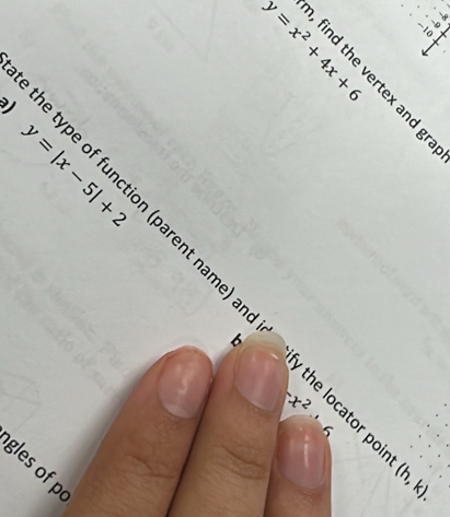 (:1,)^ a à é
y=|x-5|+2
(h,k)
σ
-x^2°
5
gles of p