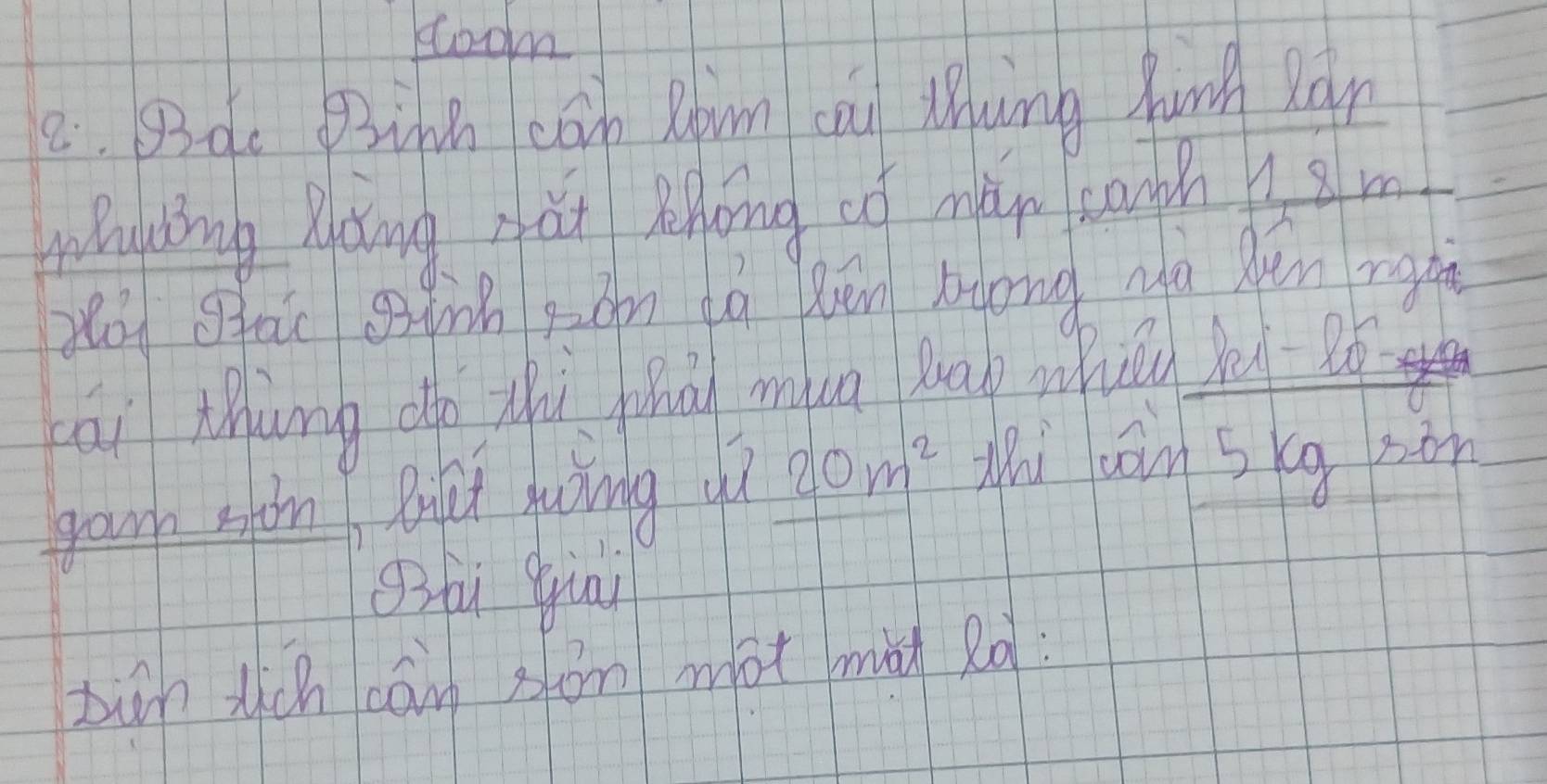 koom 
e. Bao Dinh can Rom cau Mhing Junk Ran 
Wuding huàing hà lhong aó mn canh em 
zlo Brac gfnh sàn da Qěn hlong No Měn rgh 
ái Mung o zhù shà mun bāp muu 
gauh shin Balt juoing u 20m^2 Mhi can 5g xòn 
ghi qiai 
biān ticn cān sòn mot miǎi 2o: