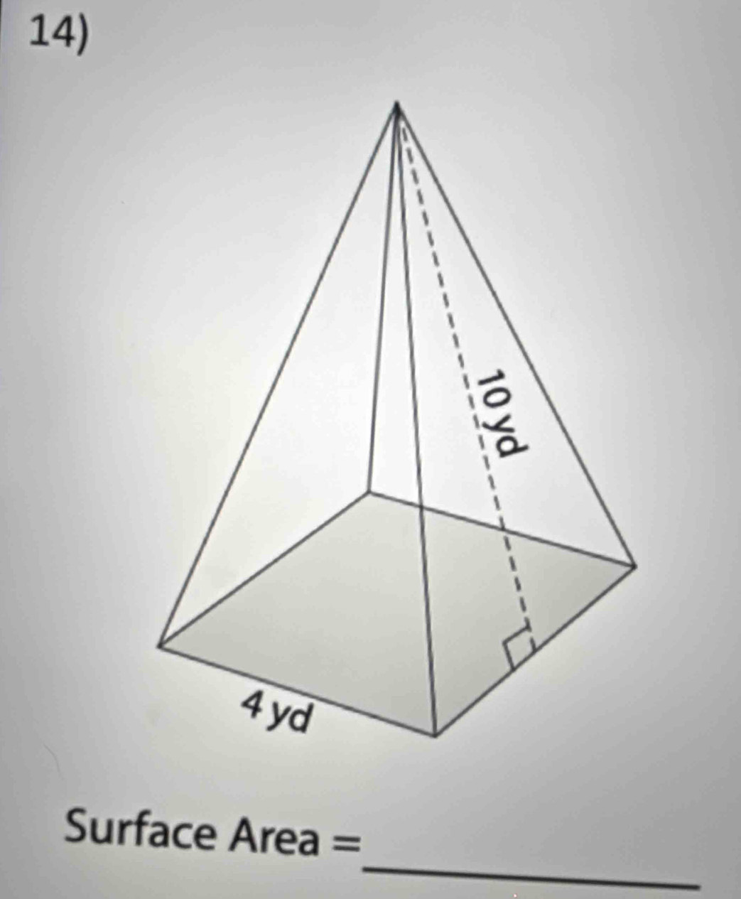 Surface Area =