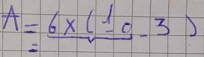 A=frac 6* (10-0.3)