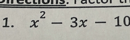 x^2-3x-10