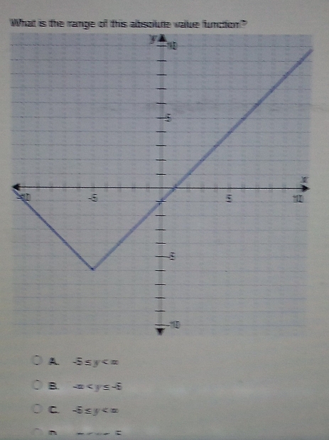 A. -5≤ y
B. -x
C. -5≤ y
n -10 = 1, 2,.0