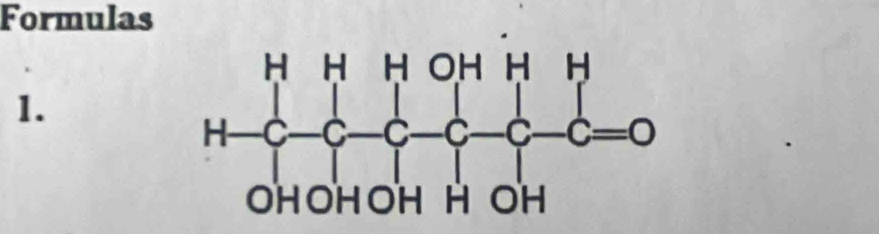 Formulas 
1.