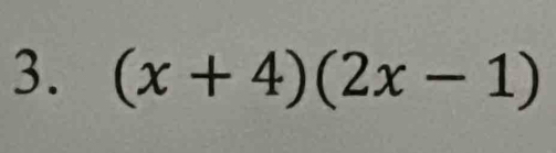 (x+4)(2x-1)