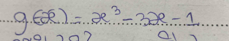 g(x)=x^3-3x-1