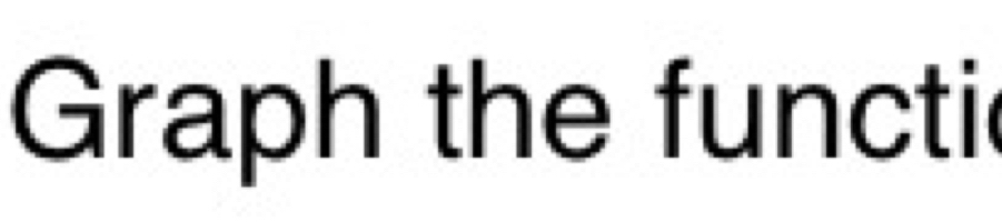 Graph the functic