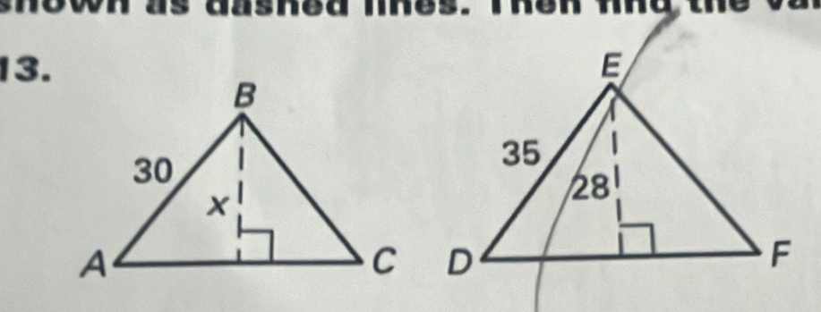 thown as dashed lines. Then wng the 
13.