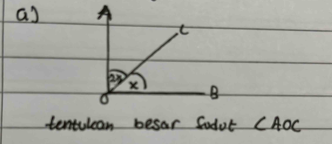 2x x
6
B
tentulcan besar Sodut CAOC