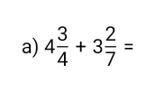 4 3/4 +3 2/7 =