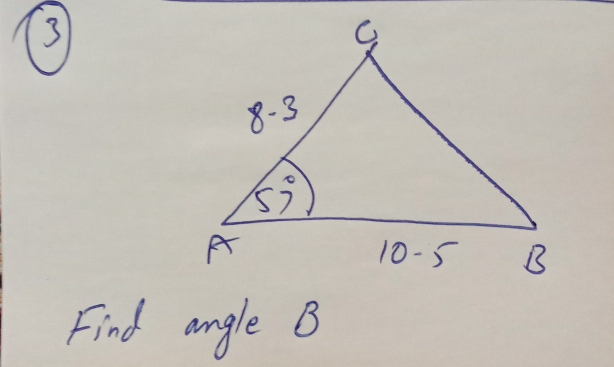 Find angle B