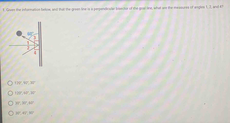 Solved: Given the information below, and that the green line is a ...