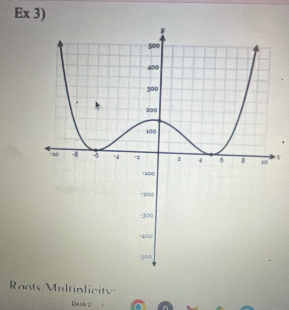 Ex 3) 
Roots/Mültip licitv 
Desk 2 