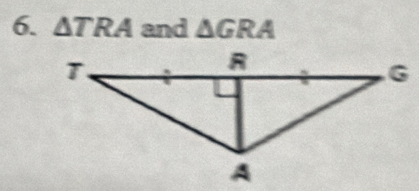 △ TRA and △ GRA