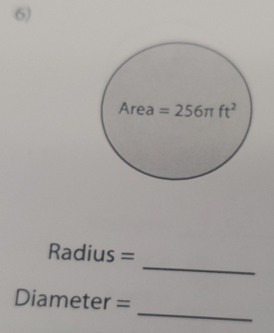 Radius =
_
Diameter =