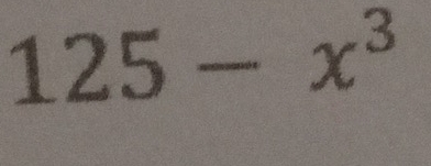 125-x^3