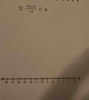  (7x-3)/-4 <6</tex>