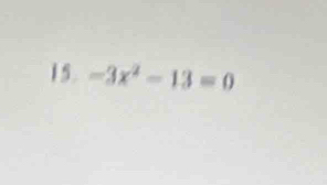 -3x^2-13=0