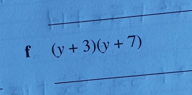 (y+3)(y+7)
_