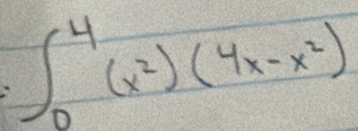 ∈t _0^(4(x^2))(4x-x^2)